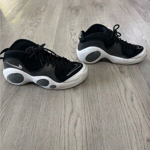 Nike Air Flight Black and White Sneakers